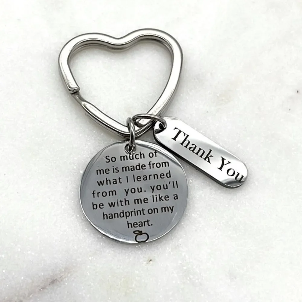 TEACHER APPRECIATION Gift Keychain